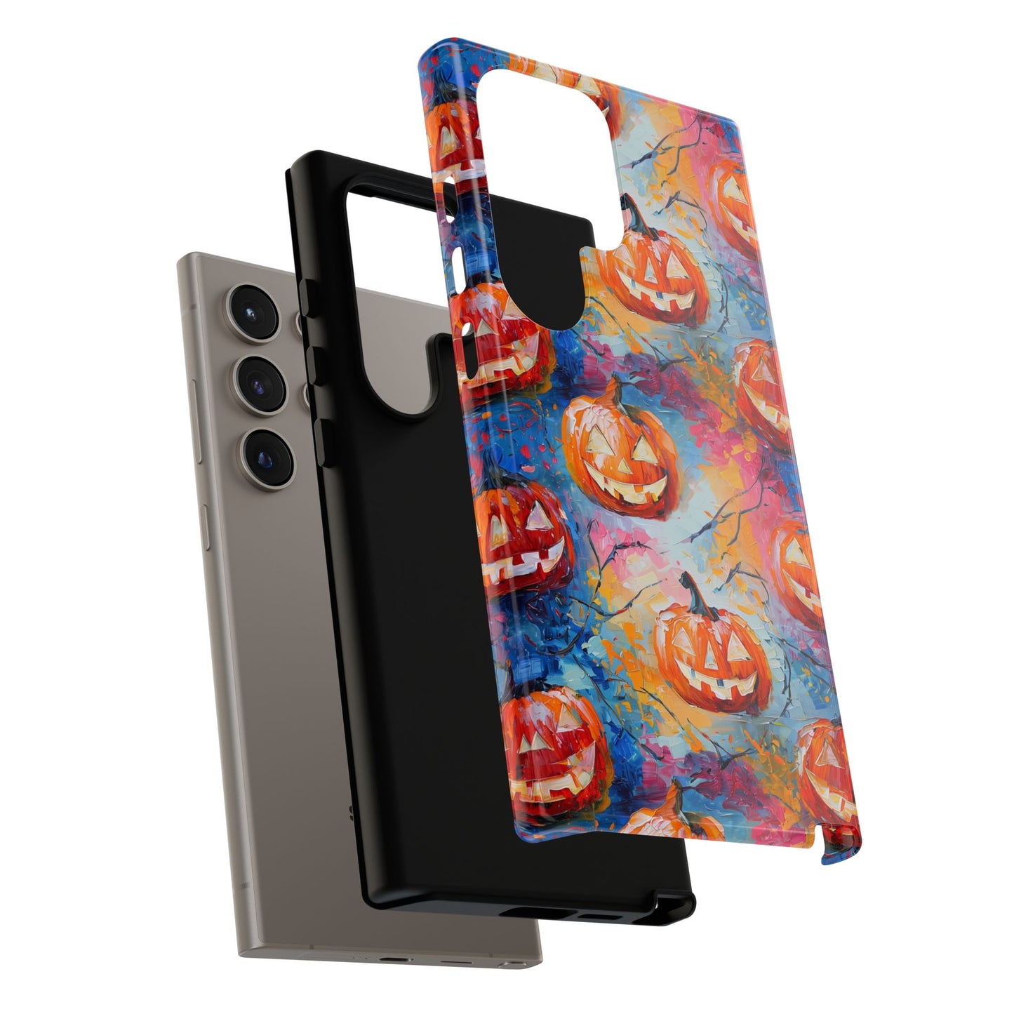 Abstract Jack-O-Lantern Phone Case