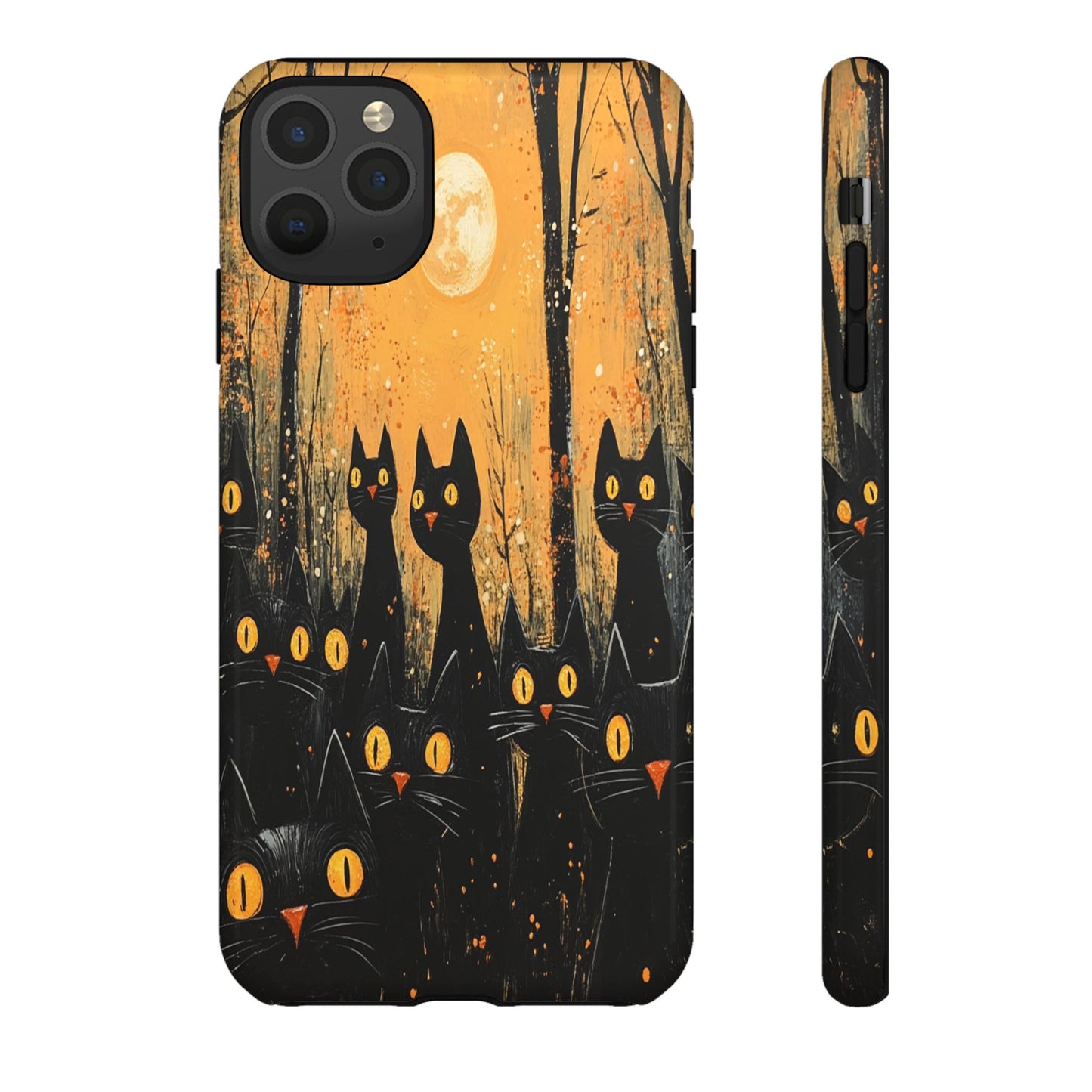 Midnight Whiskers Phone Case