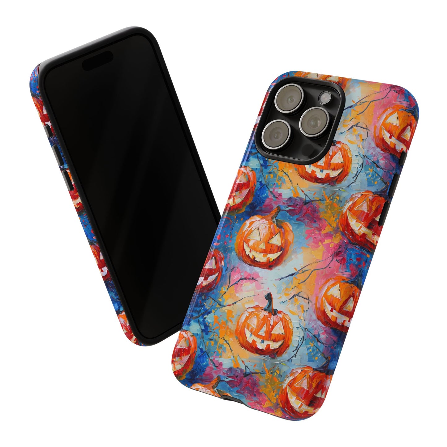 Abstract Jack-O-Lantern Phone Case