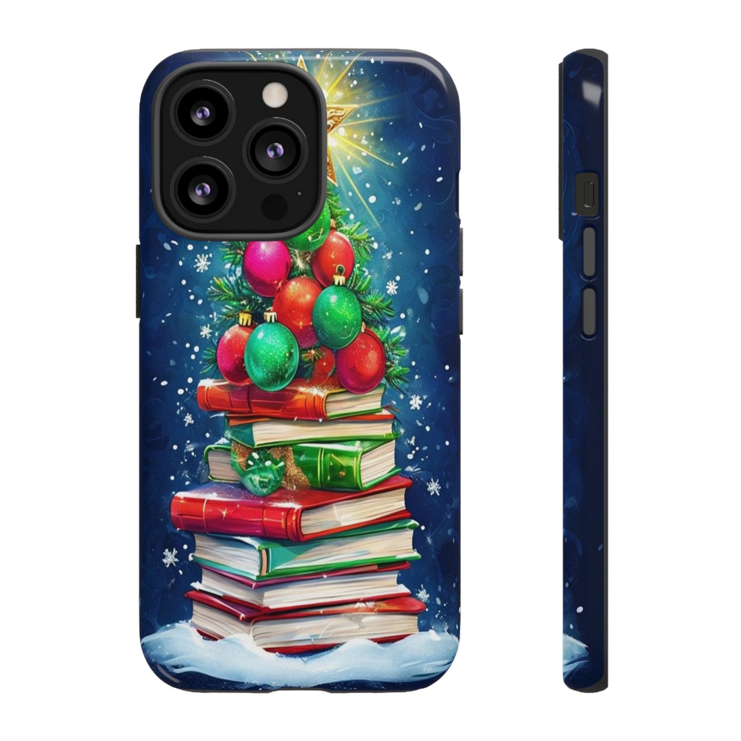 Cute Christmas Books Phone Case