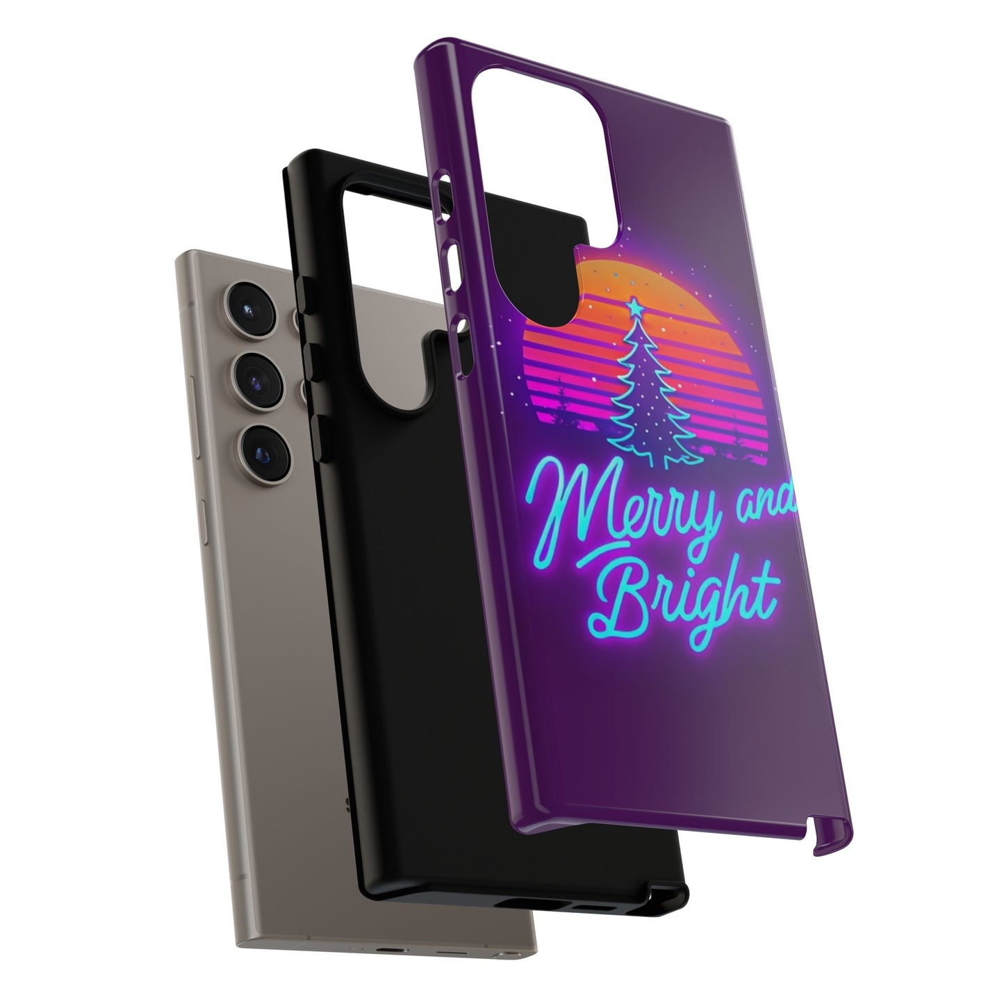 Merry and Bright Neon Phone Case