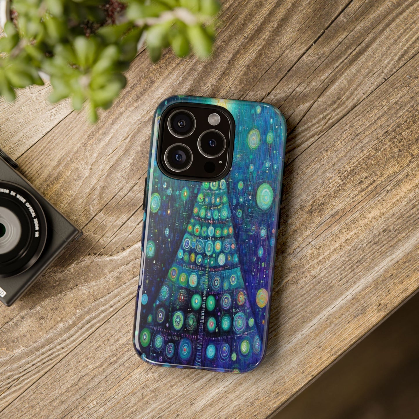 Phone Case - Beautiful Abstract Christmas Tree Design