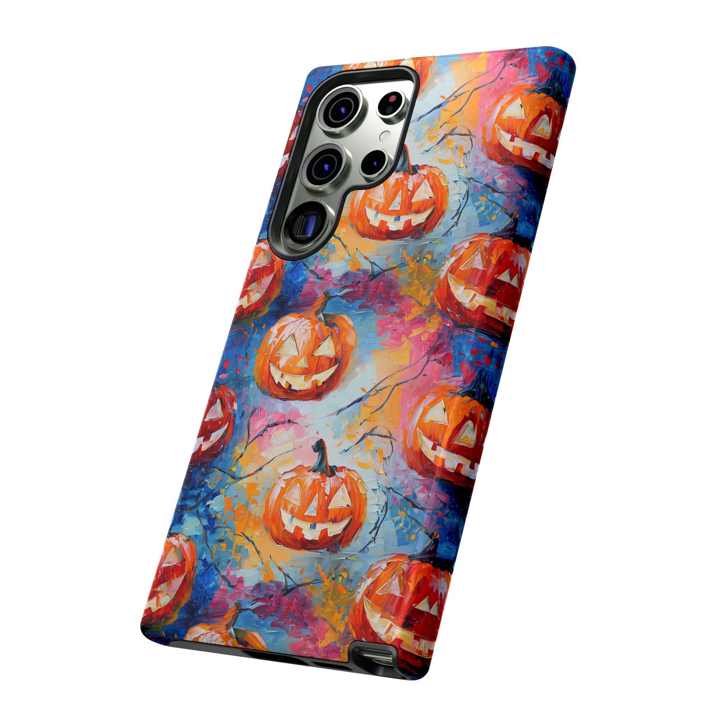 Abstract Jack-O-Lantern Phone Case