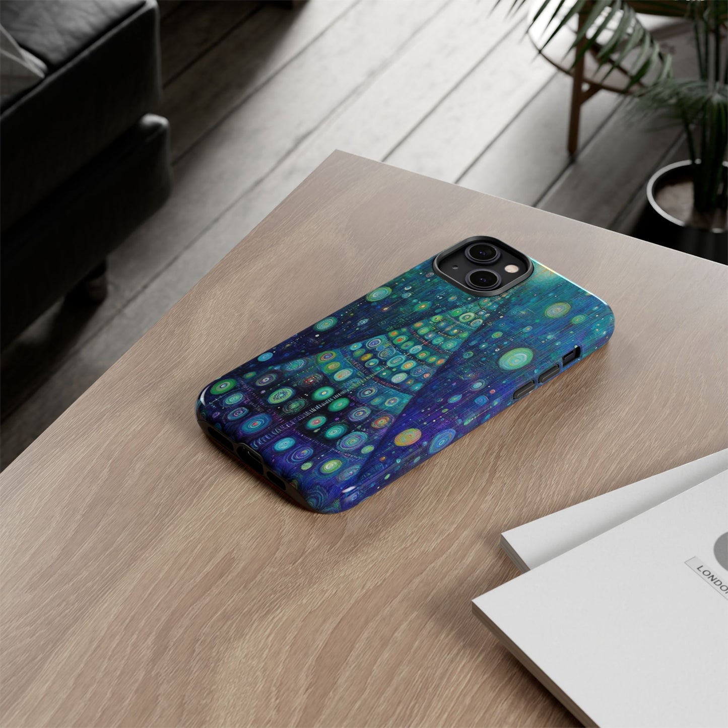 Phone Case - Beautiful Abstract Christmas Tree Design