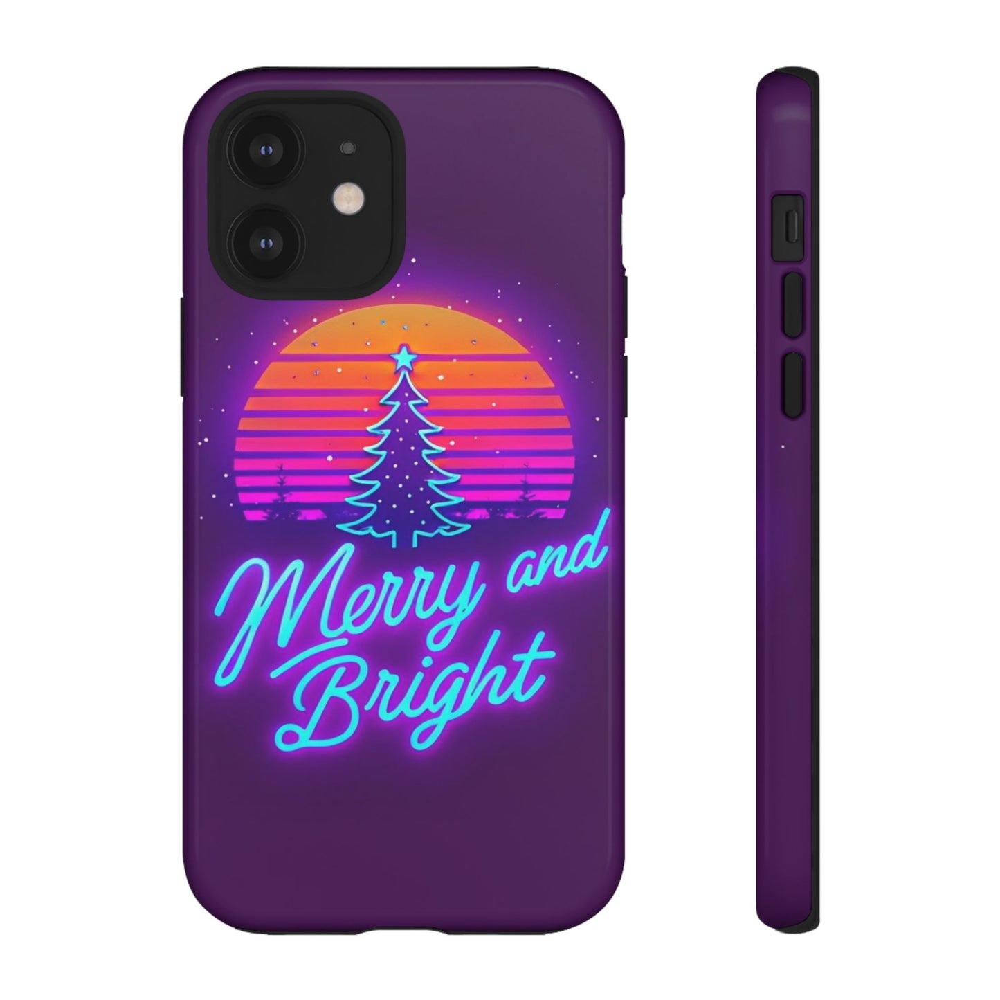 Merry and Bright Neon Phone Case