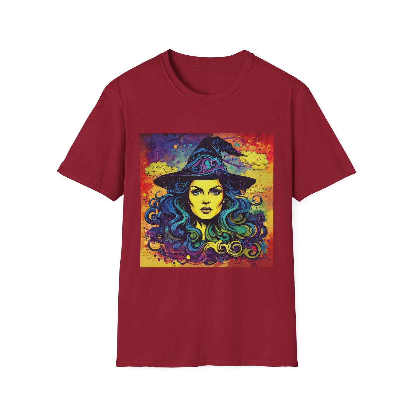 Psychedelic Witch Unisex Softstyle T-Shirt