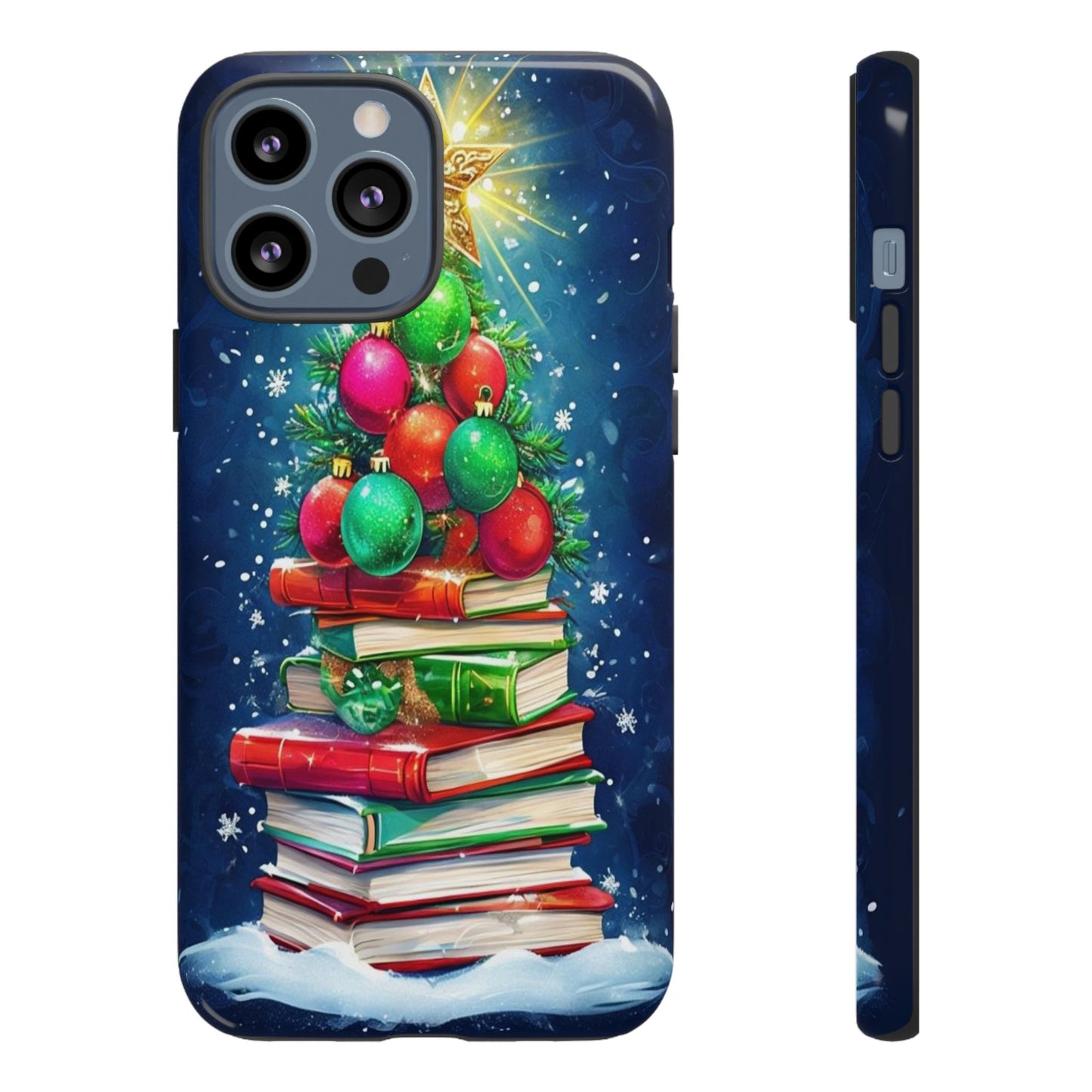 Cute Christmas Books Phone Case