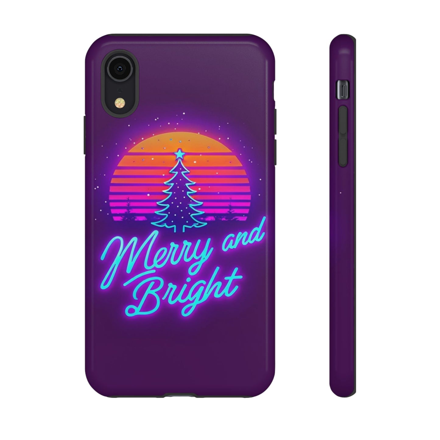 Merry and Bright Neon Phone Case