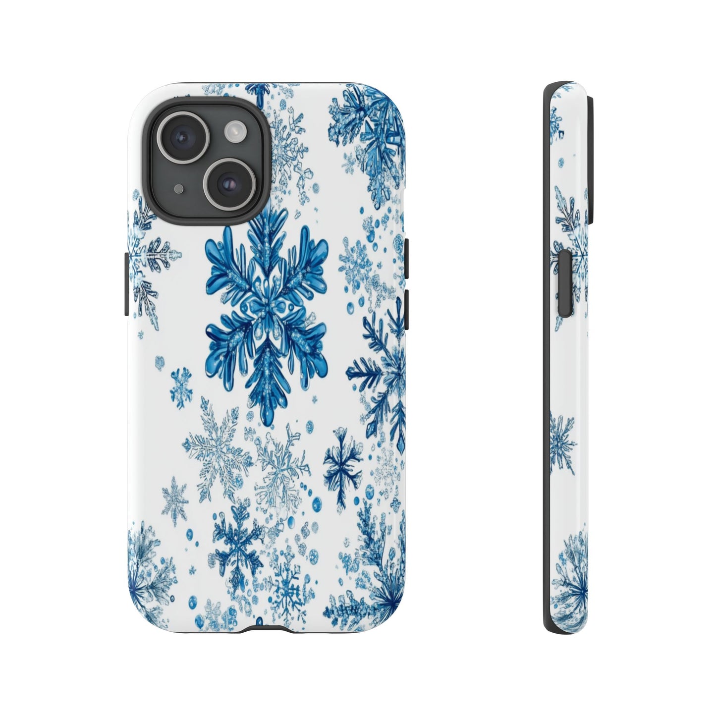 Blue Snowflake Phone Case