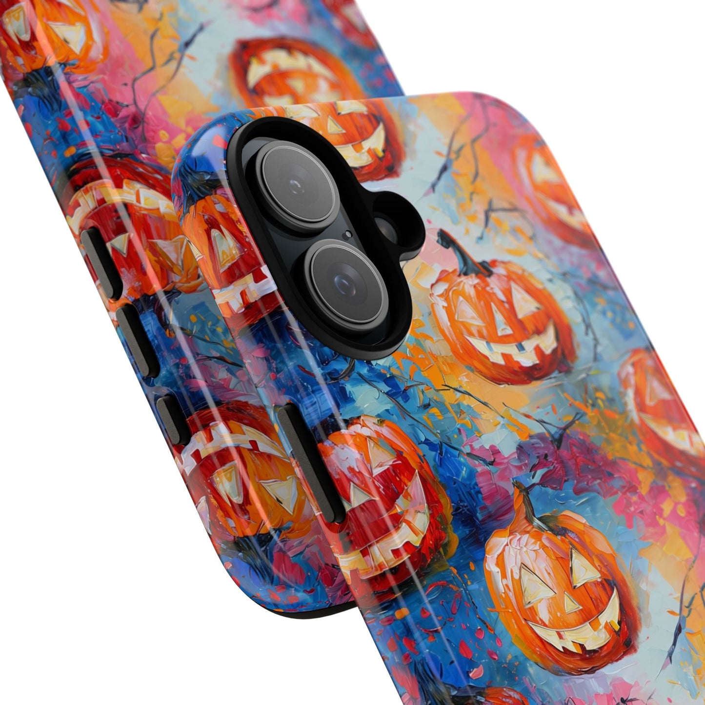 Abstract Jack-O-Lantern Phone Case