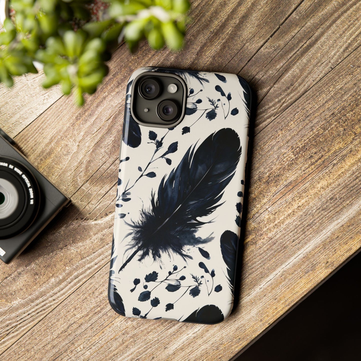 Raven Feather Phone Case