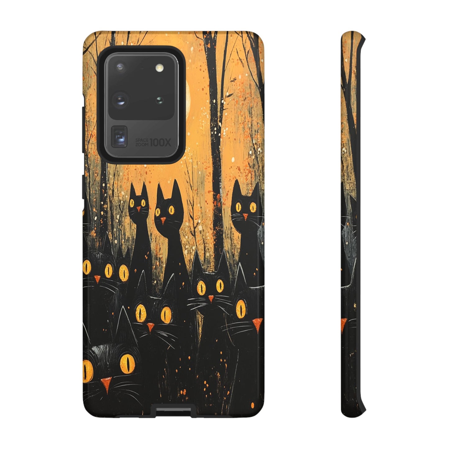 Midnight Whiskers Phone Case