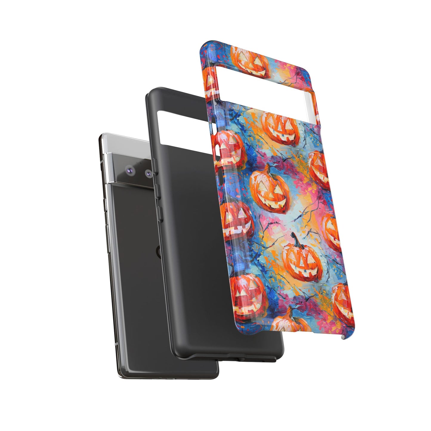 Abstract Jack-O-Lantern Phone Case