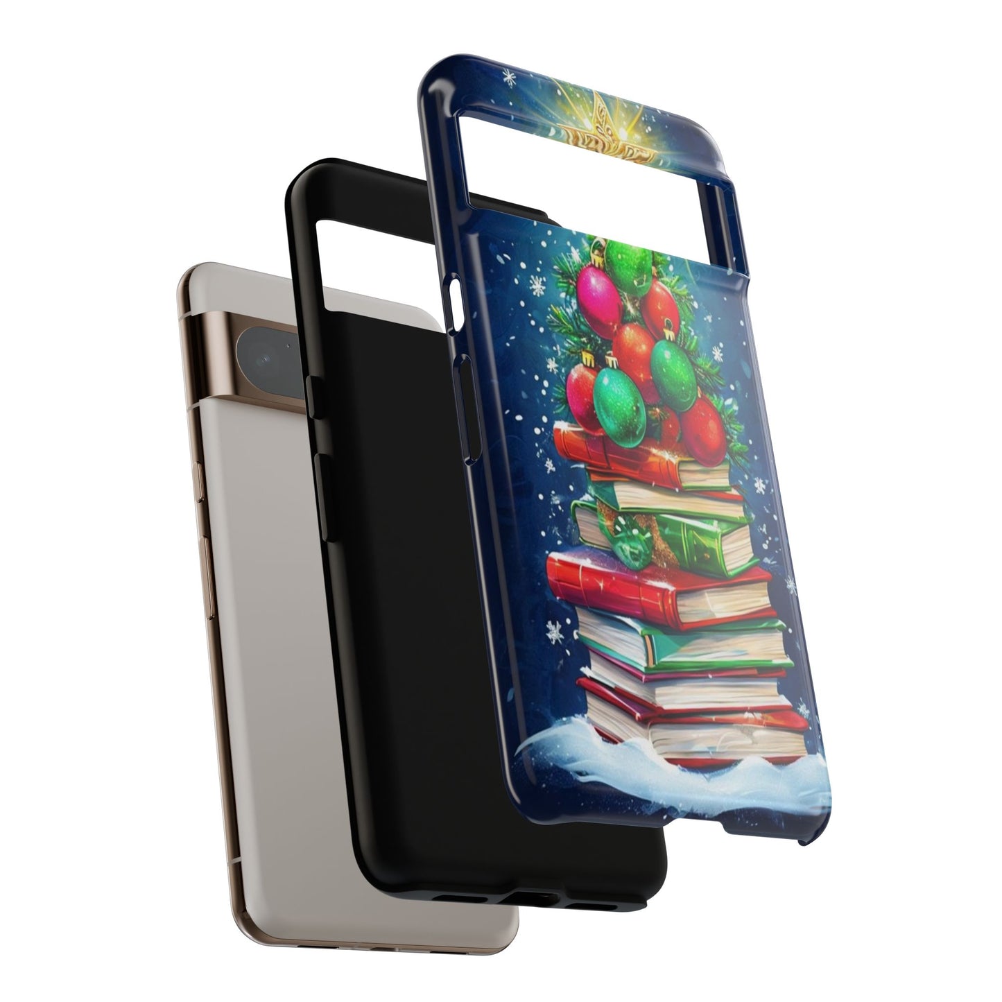 Cute Christmas Books Phone Case