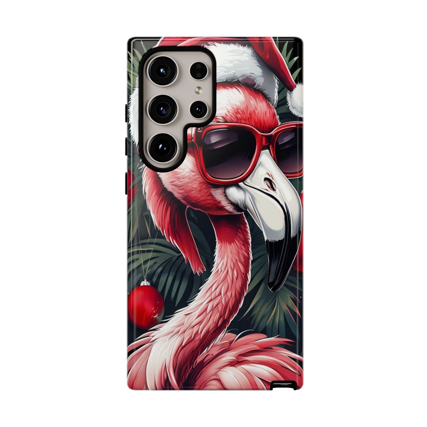 Festive Flamingo Holiday Phone Case