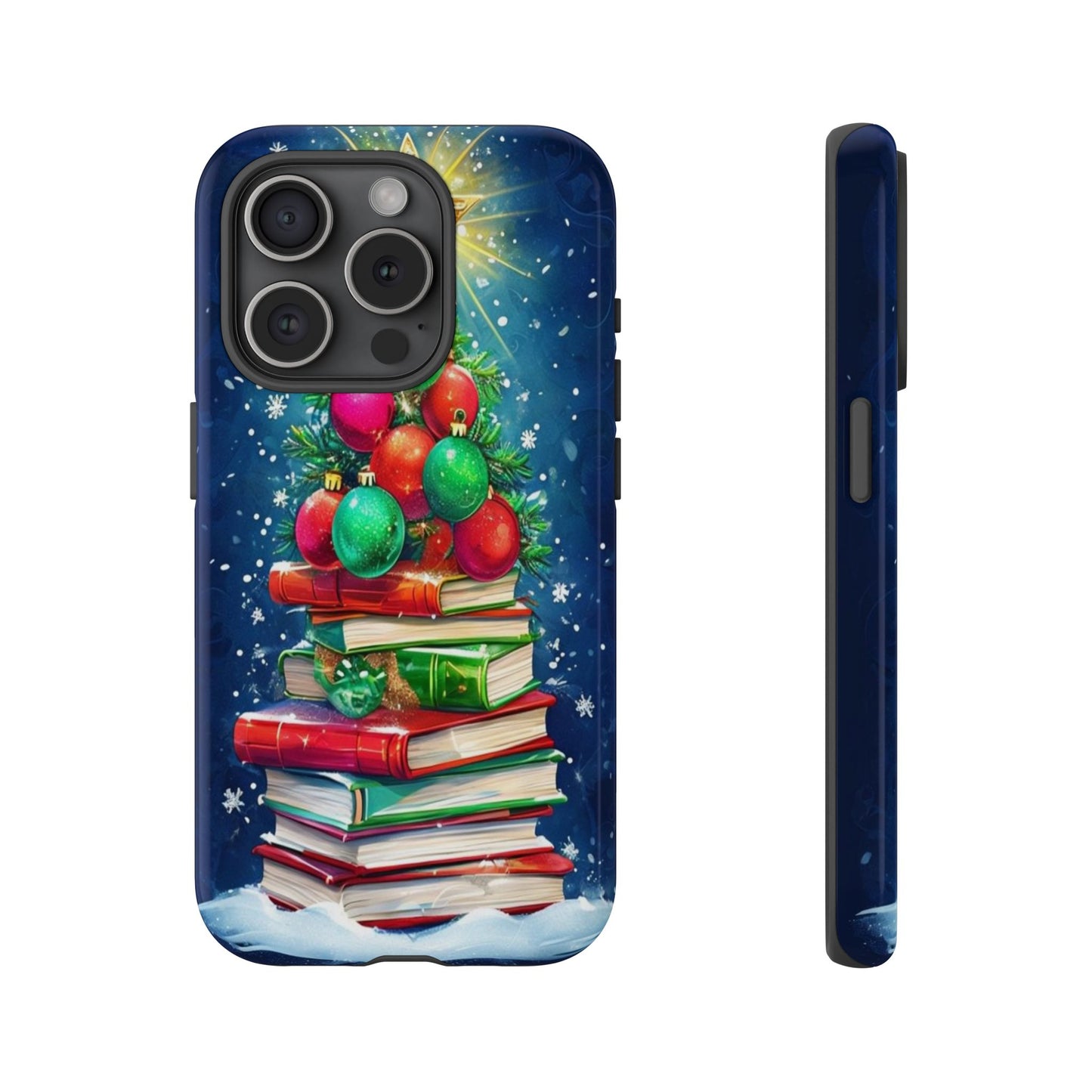 Cute Christmas Books Phone Case