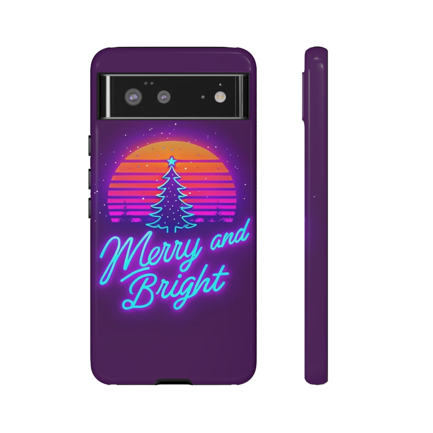 Merry and Bright Neon Phone Case