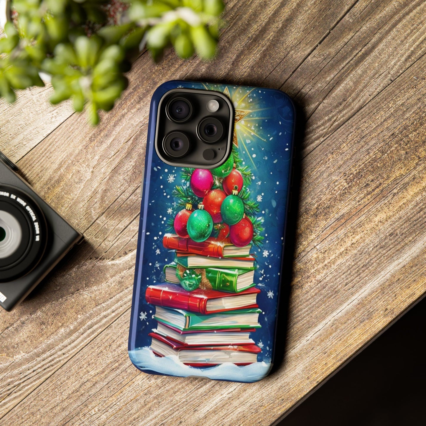 Cute Christmas Books Phone Case