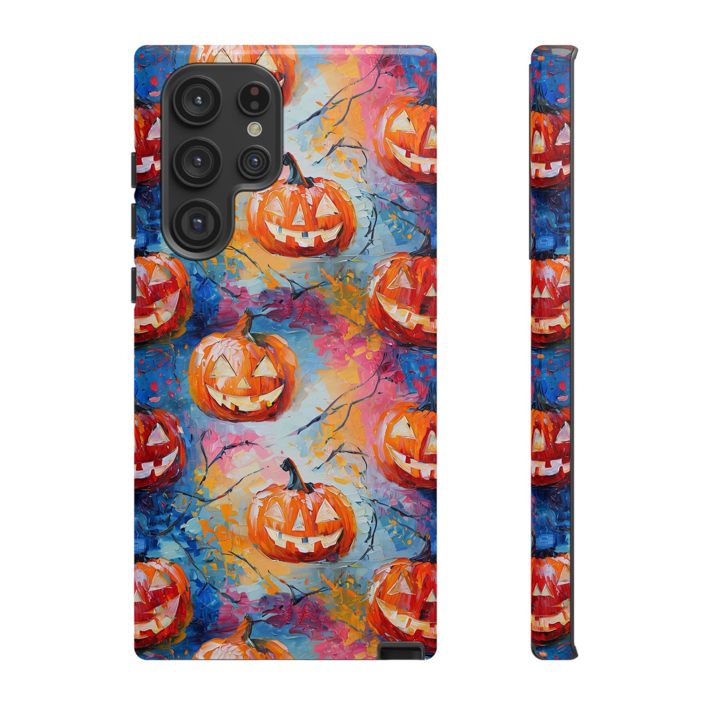 Abstract Jack-O-Lantern Phone Case