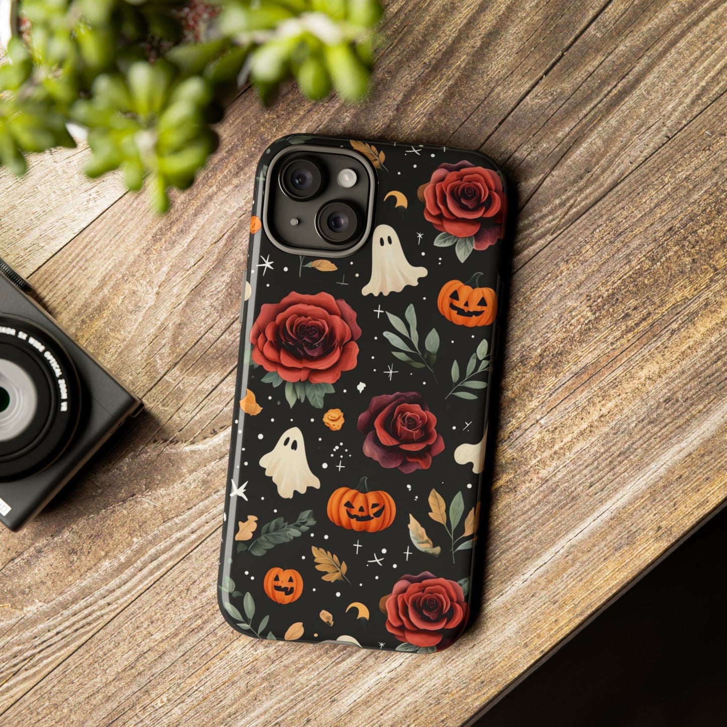 Roses and Ghosts Phone Case