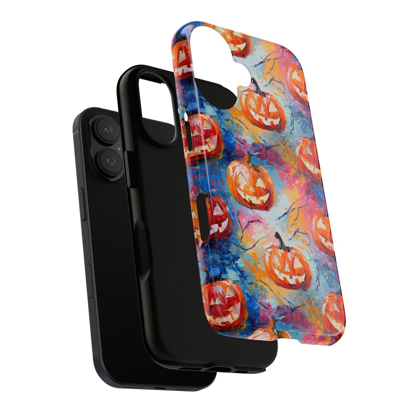 Abstract Jack-O-Lantern Phone Case