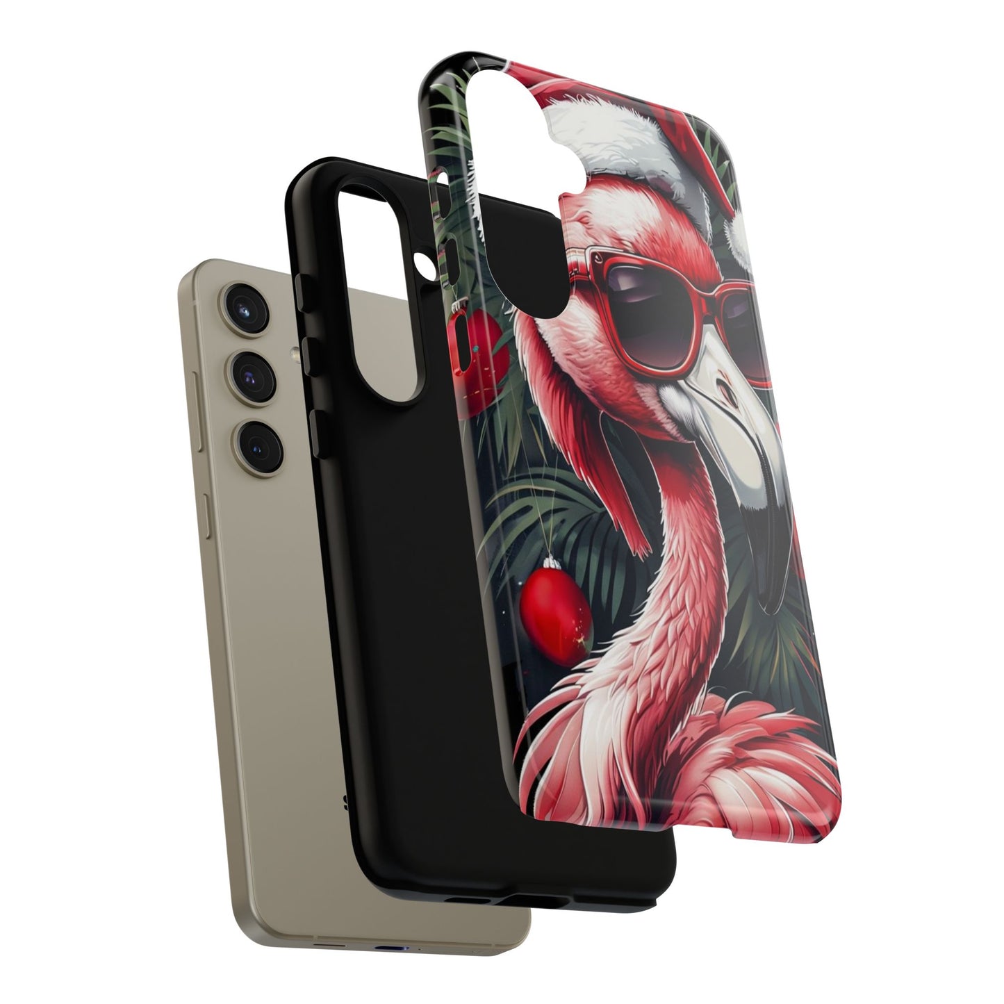 Festive Flamingo Holiday Phone Case