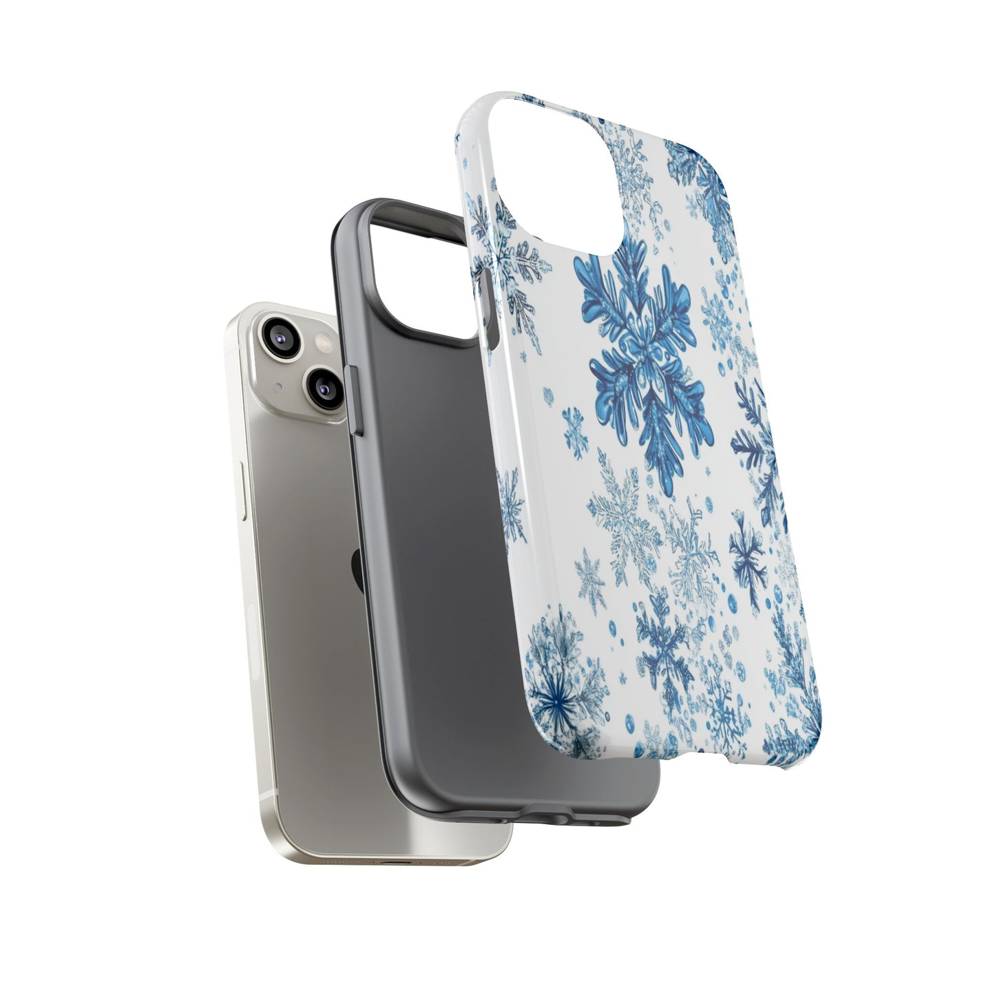 Blue Snowflake Phone Case