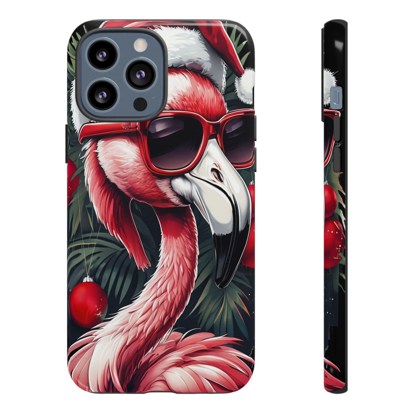 Festive Flamingo Holiday Phone Case