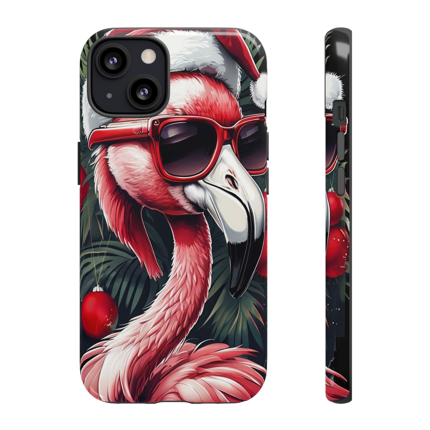 Festive Flamingo Holiday Phone Case