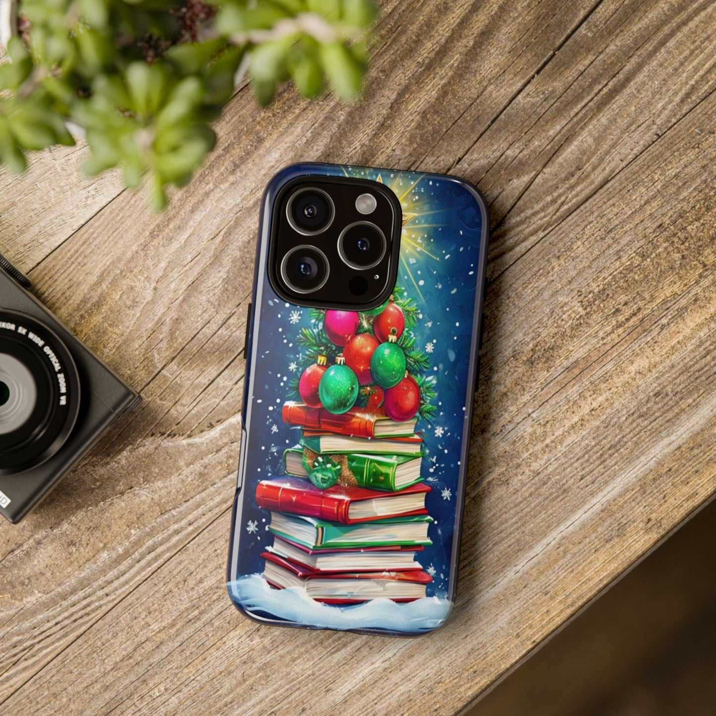 Cute Christmas Books Phone Case