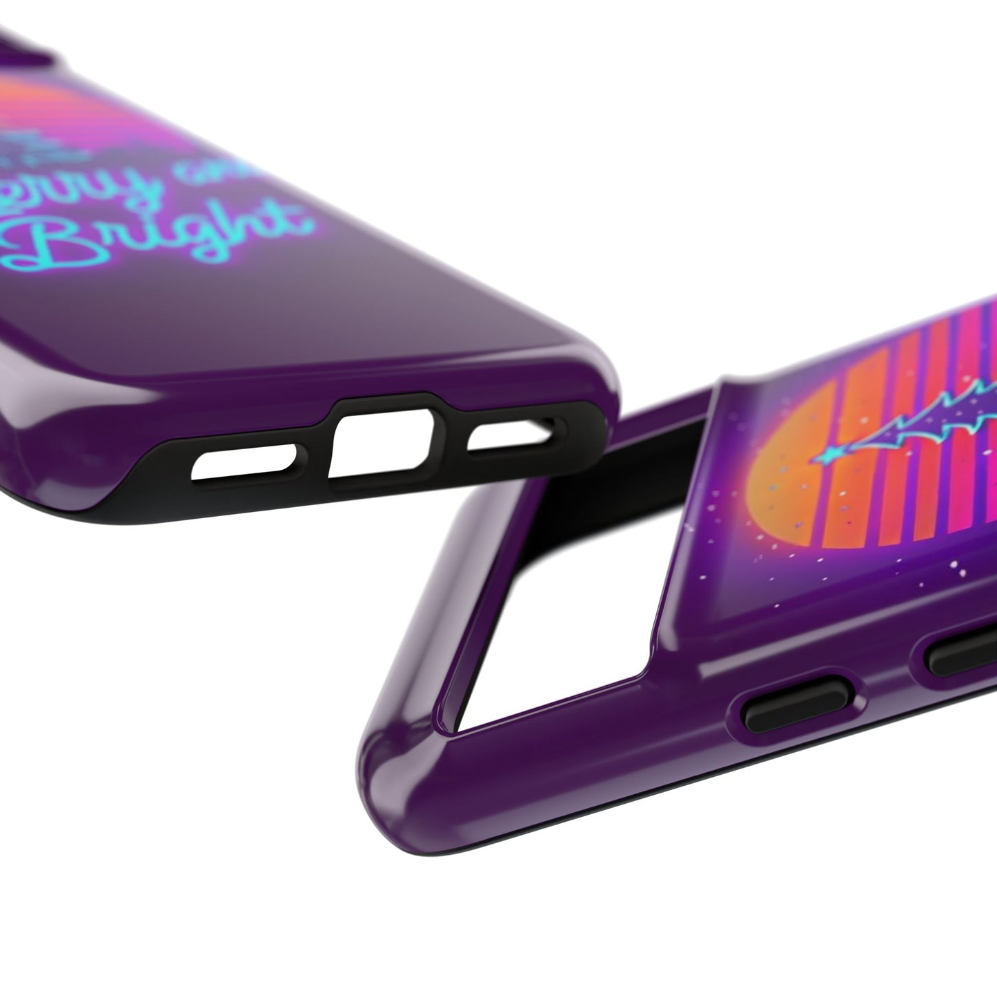 Merry and Bright Neon Phone Case