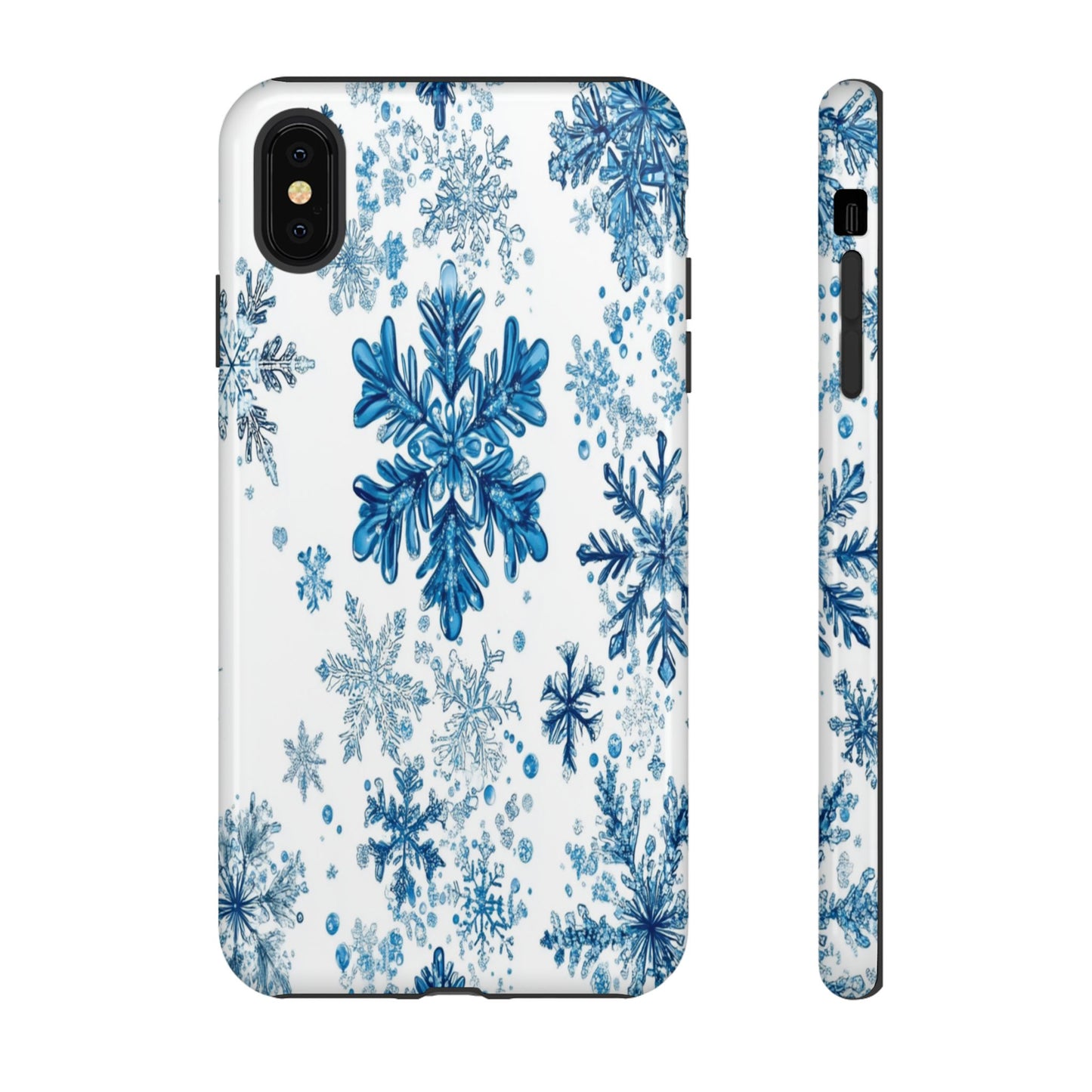 Blue Snowflake Phone Case