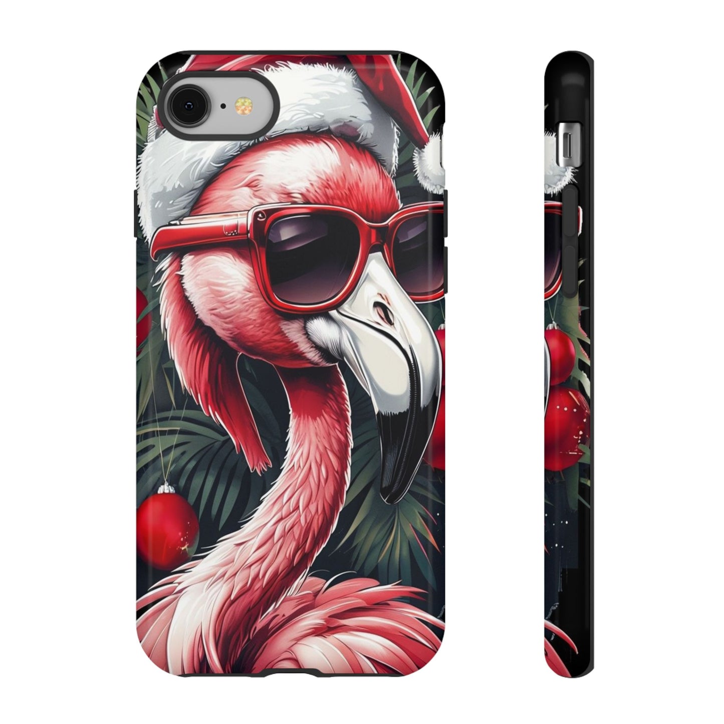 Festive Flamingo Holiday Phone Case