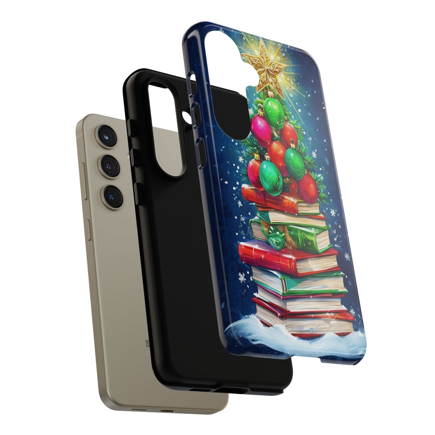 Cute Christmas Books Phone Case