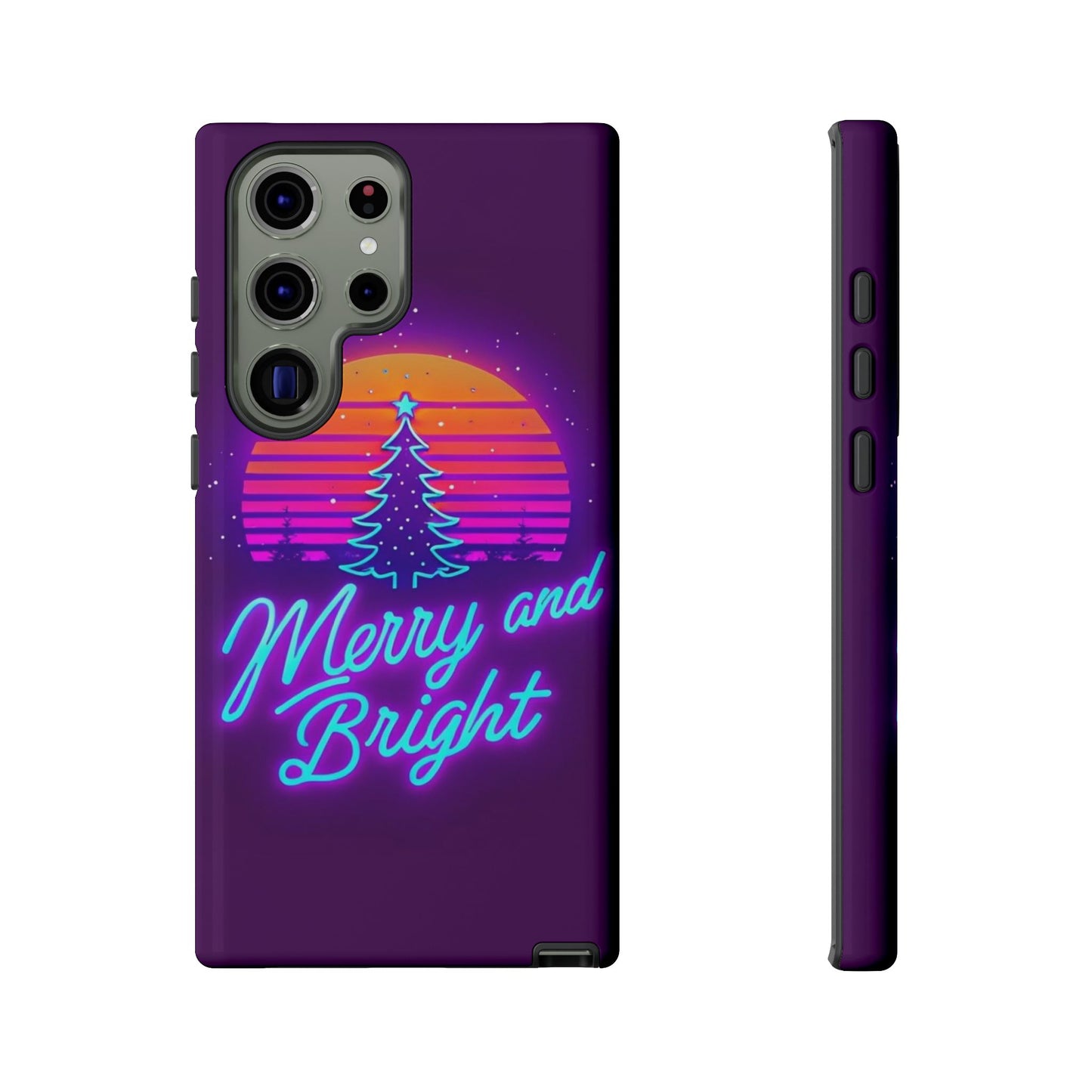 Merry and Bright Neon Phone Case