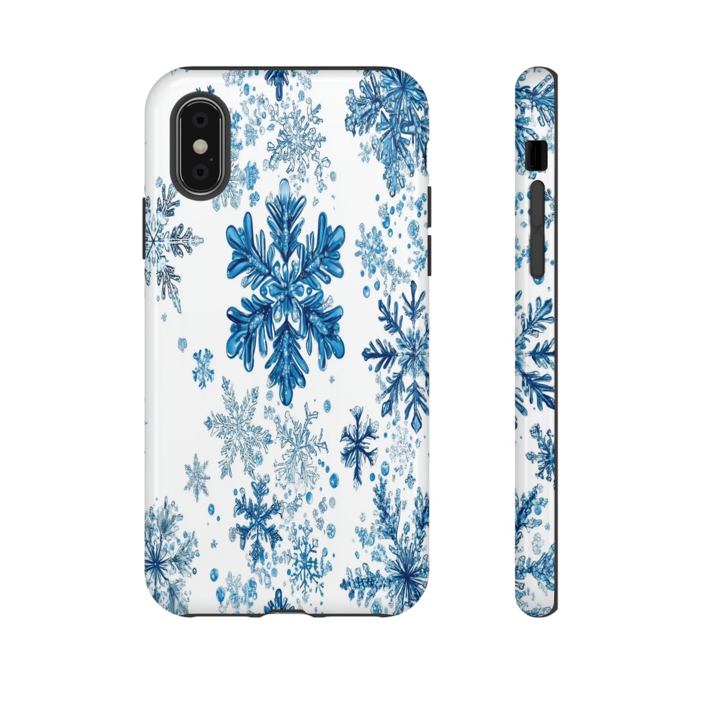 Blue Snowflake Phone Case