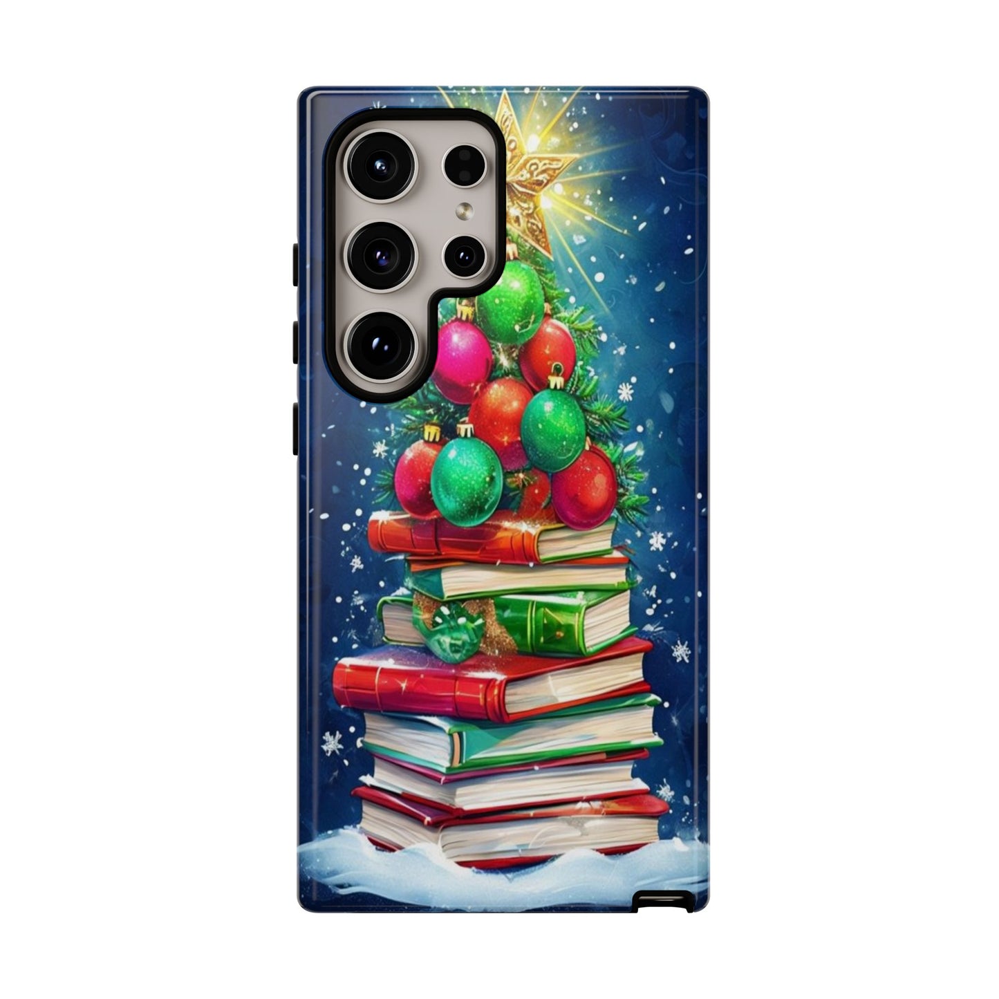 Cute Christmas Books Phone Case