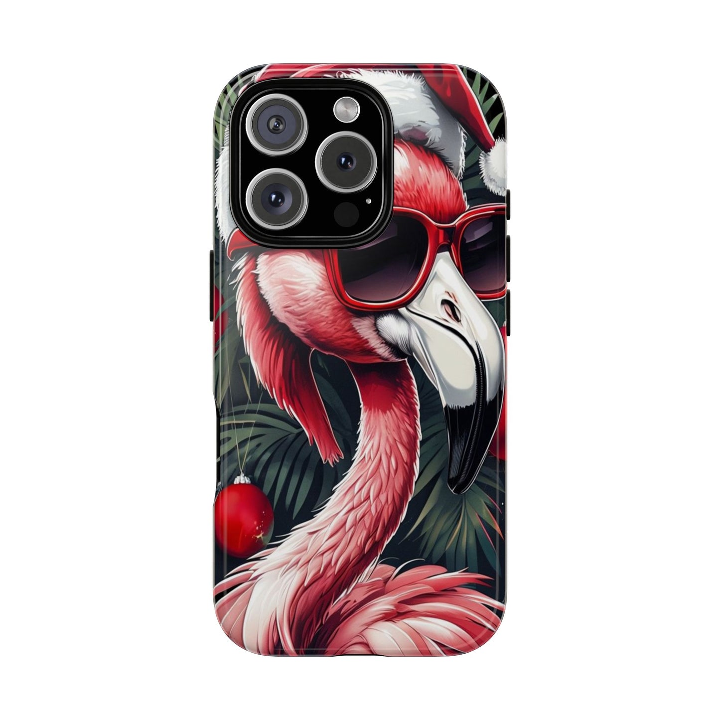 Festive Flamingo Holiday Phone Case