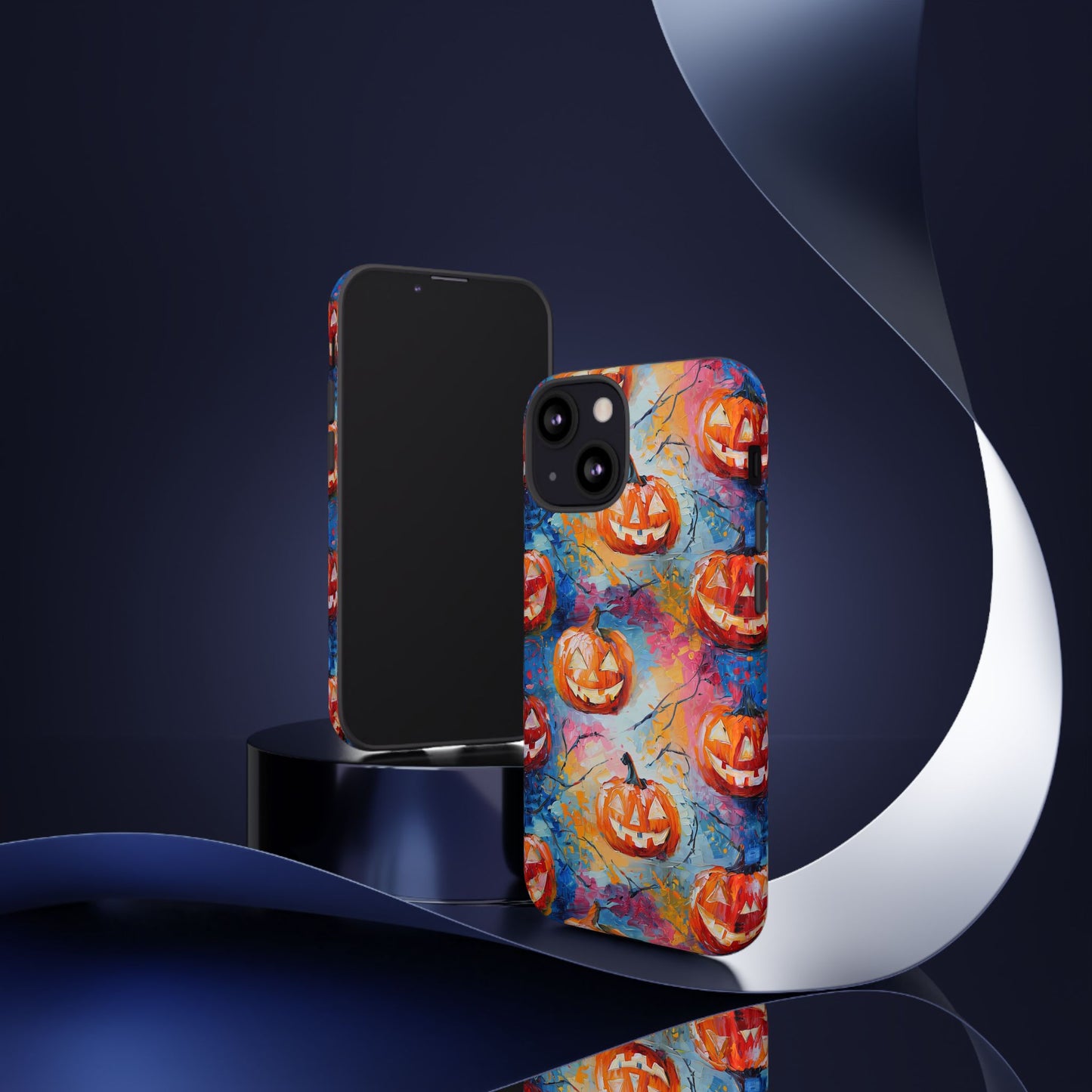 Abstract Jack-O-Lantern Phone Case