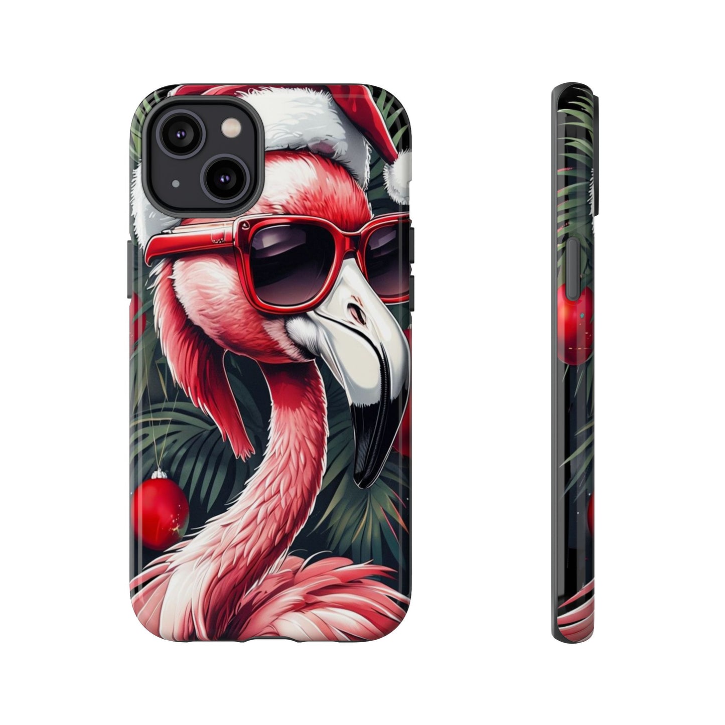 Festive Flamingo Holiday Phone Case