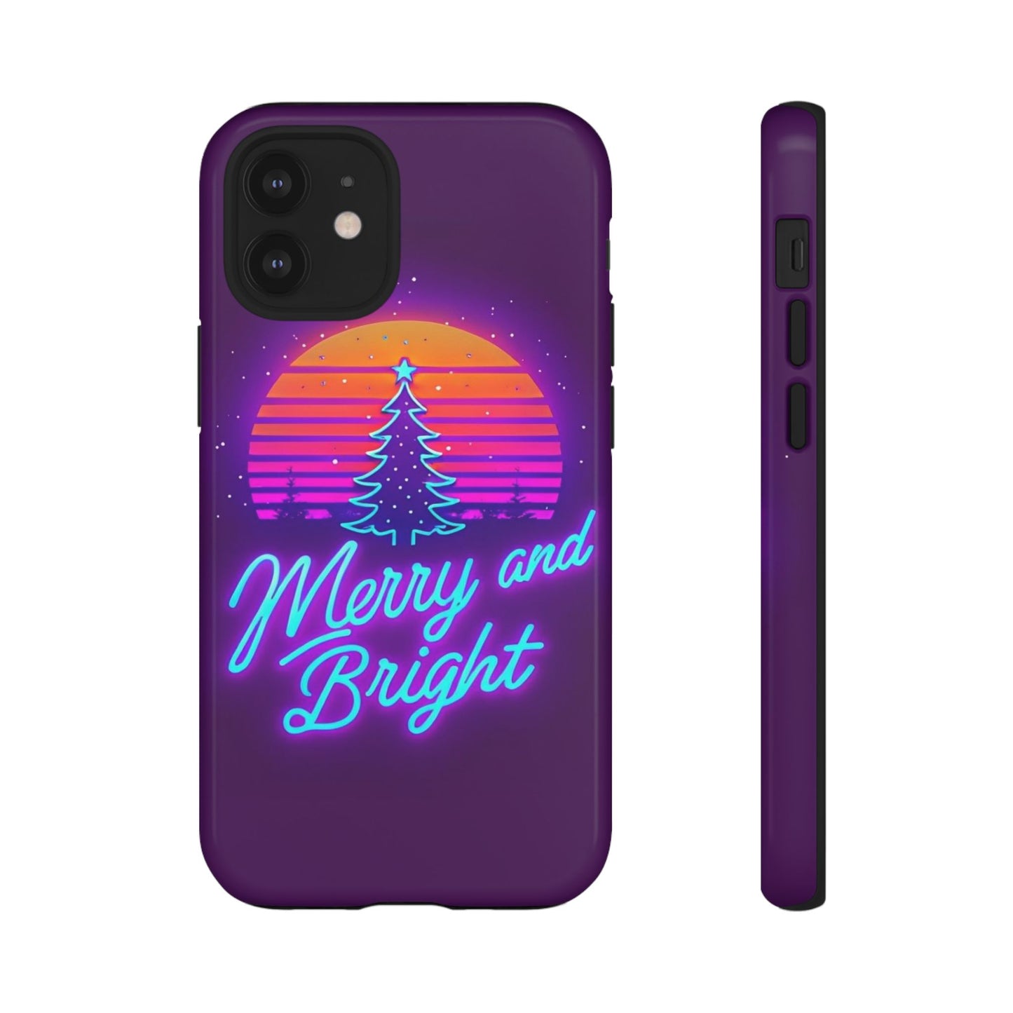 Merry and Bright Neon Phone Case