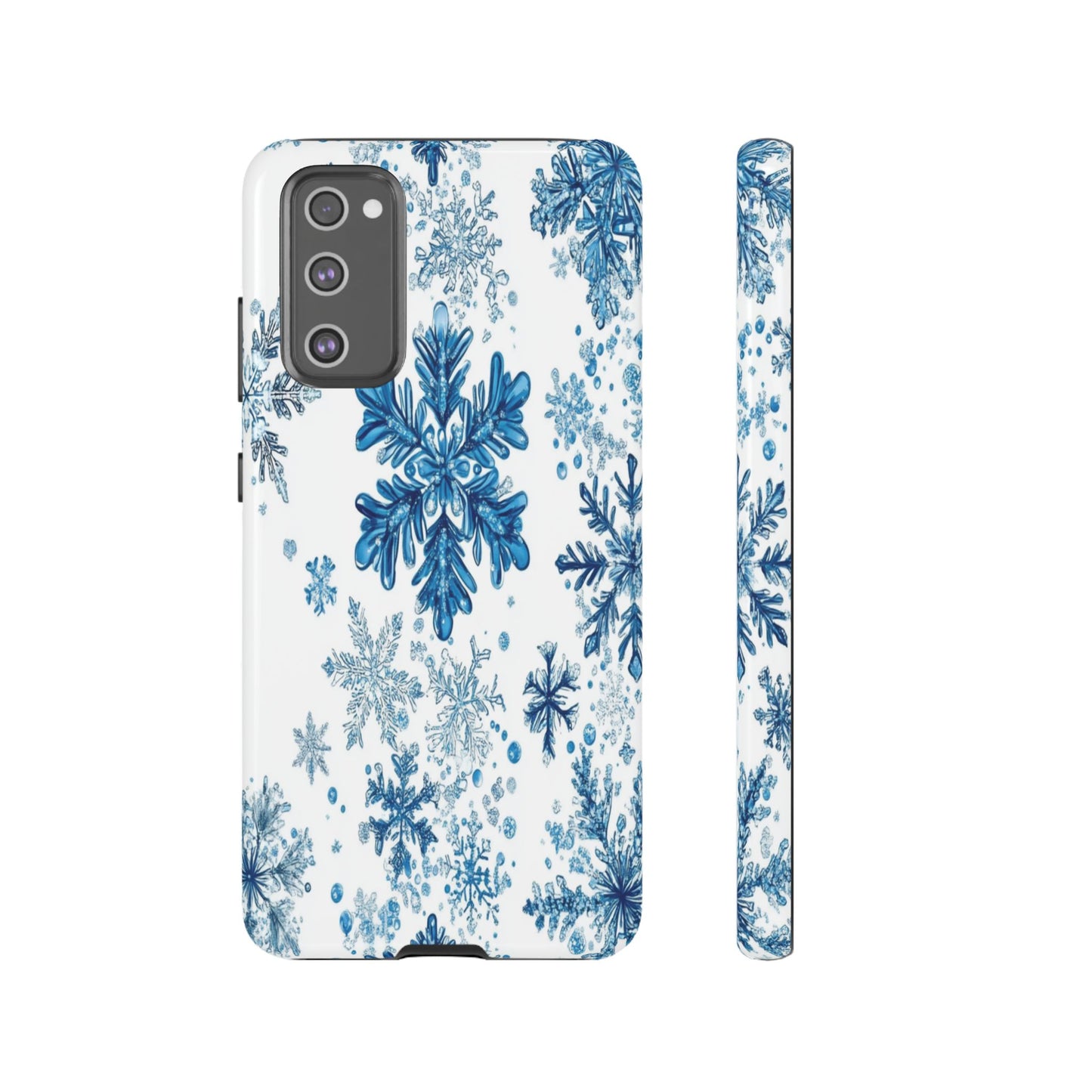 Blue Snowflake Phone Case