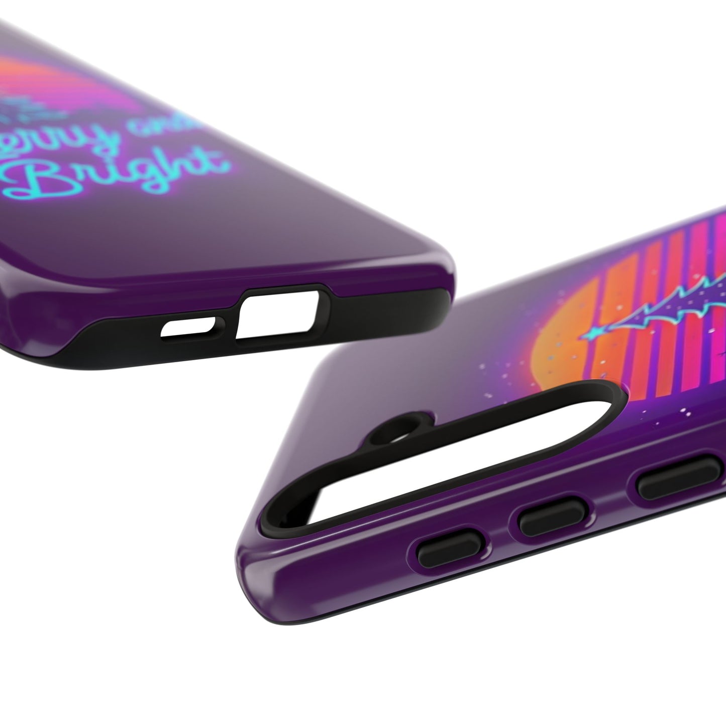 Merry and Bright Neon Phone Case