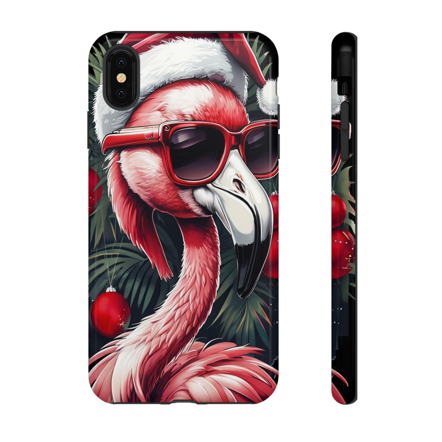 Festive Flamingo Holiday Phone Case