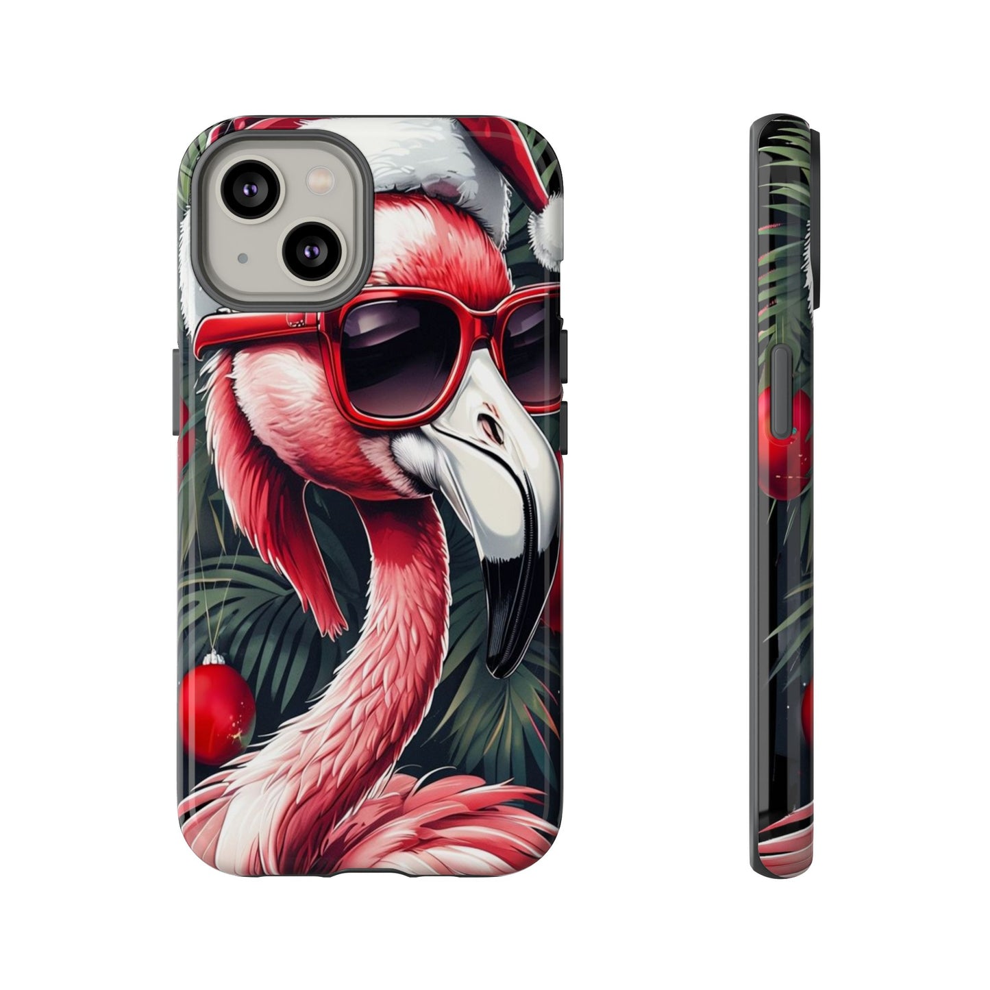 Festive Flamingo Holiday Phone Case