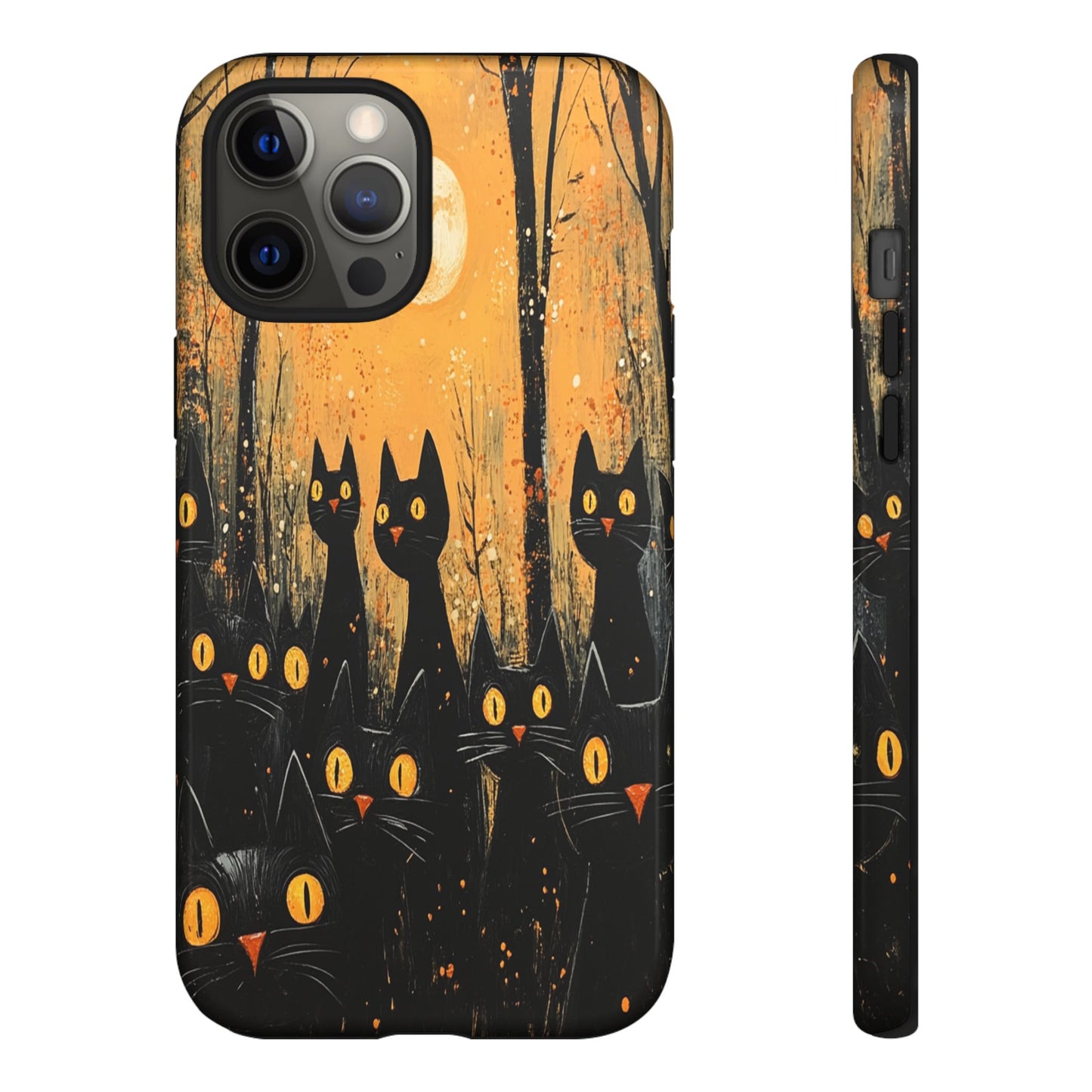 Midnight Whiskers Phone Case