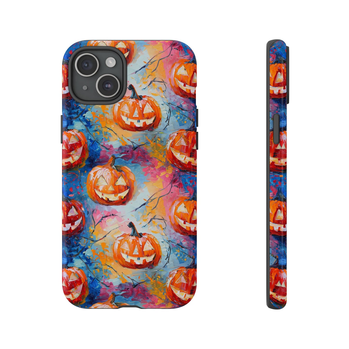 Abstract Jack-O-Lantern Phone Case