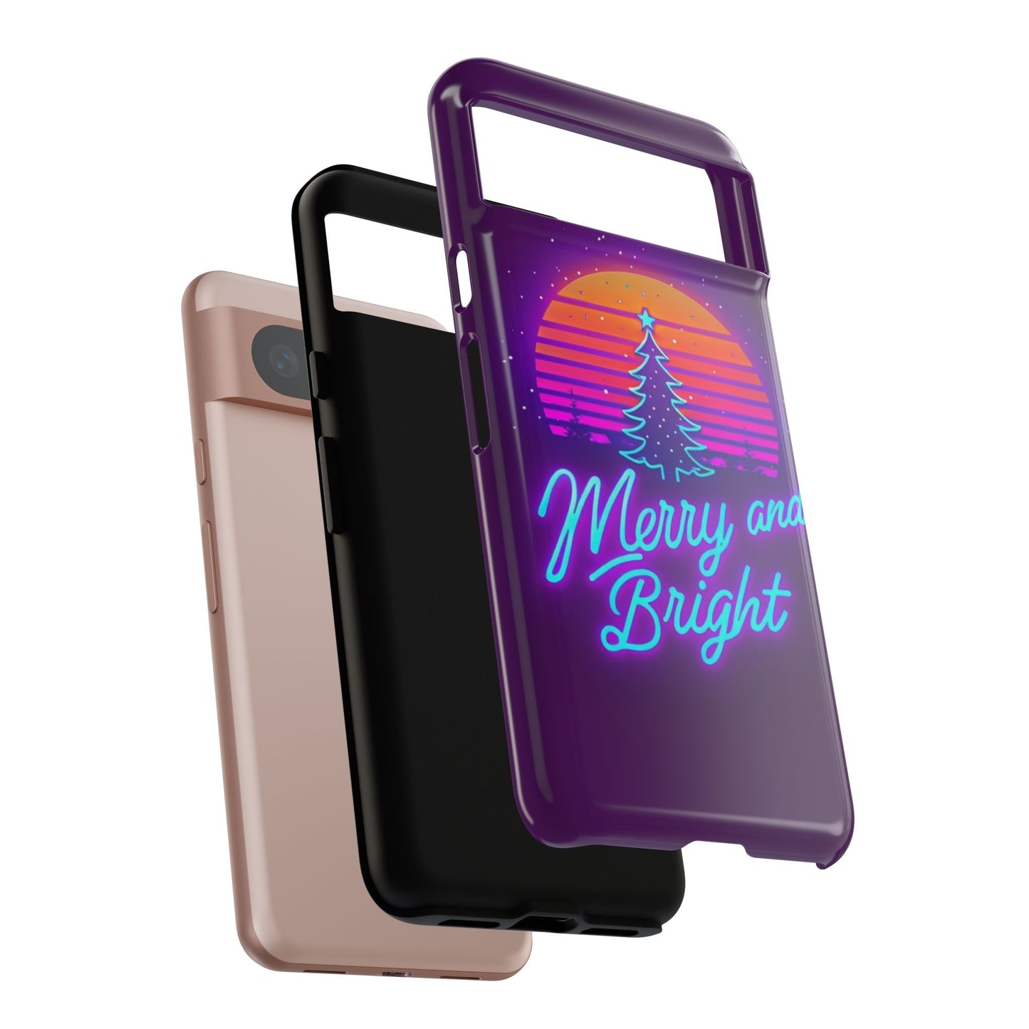 Merry and Bright Neon Phone Case