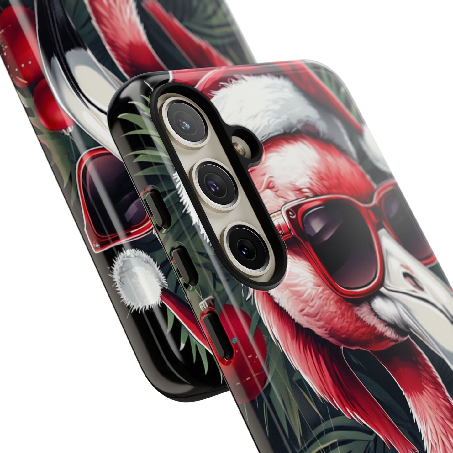 Festive Flamingo Holiday Phone Case