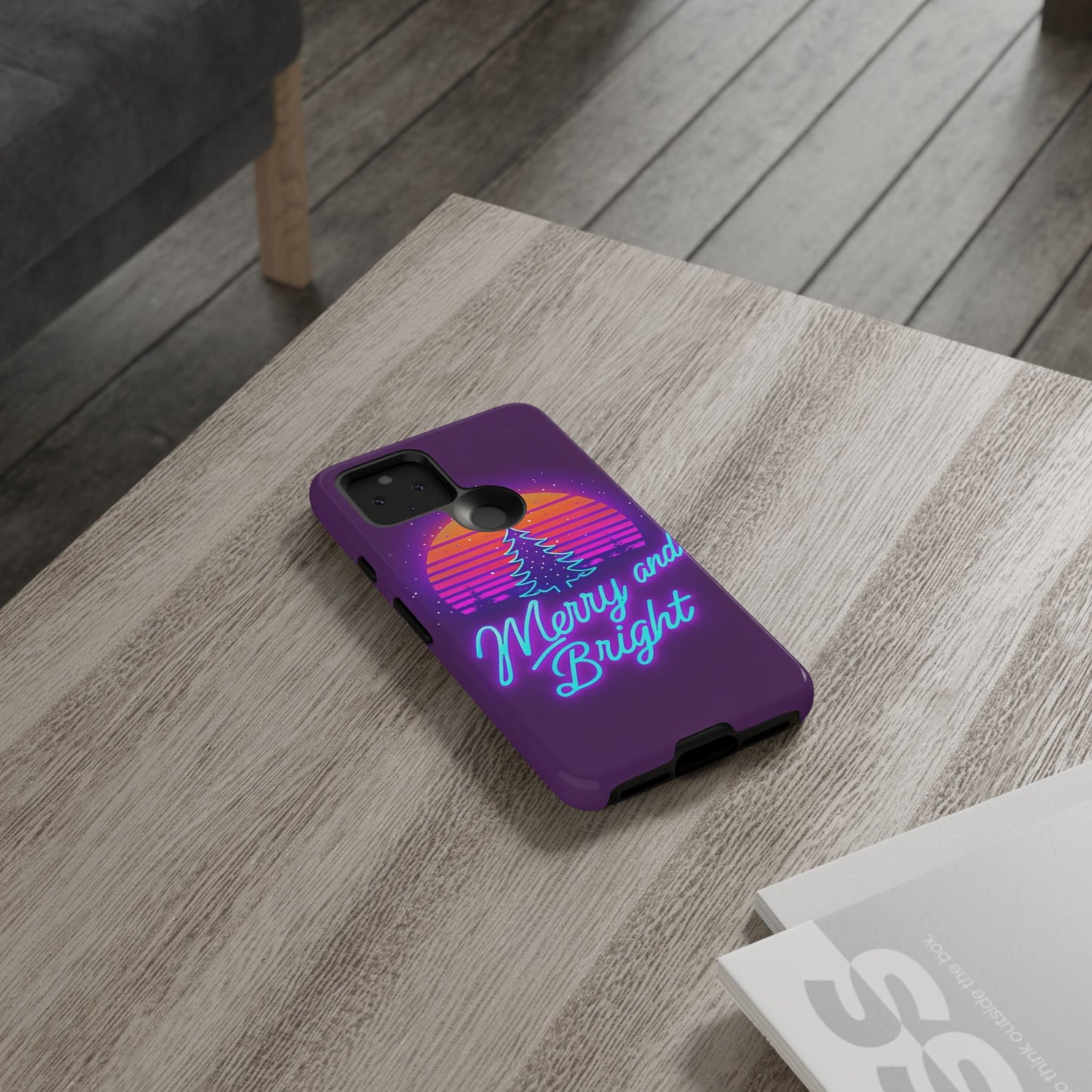 Merry and Bright Neon Phone Case